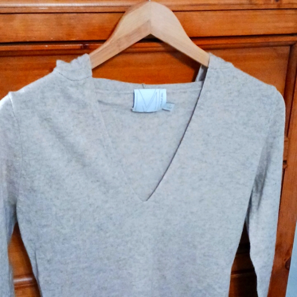 Michael Stars Hooded pullover knit sweater.